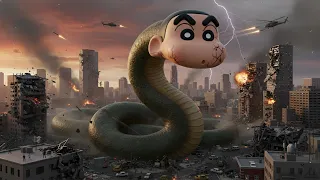 Shinchan ban gaya Giant Monster Snake 🐍