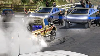 رعاة التيسلا يهايطون على راعي الشاص بس ما سكت لهم وخلاهم يندمون وجت الفزعة بالشاص GTA 5 