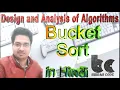 8 Bucket Sort - linear time sorting-Design and analysis of algorithm DAA
