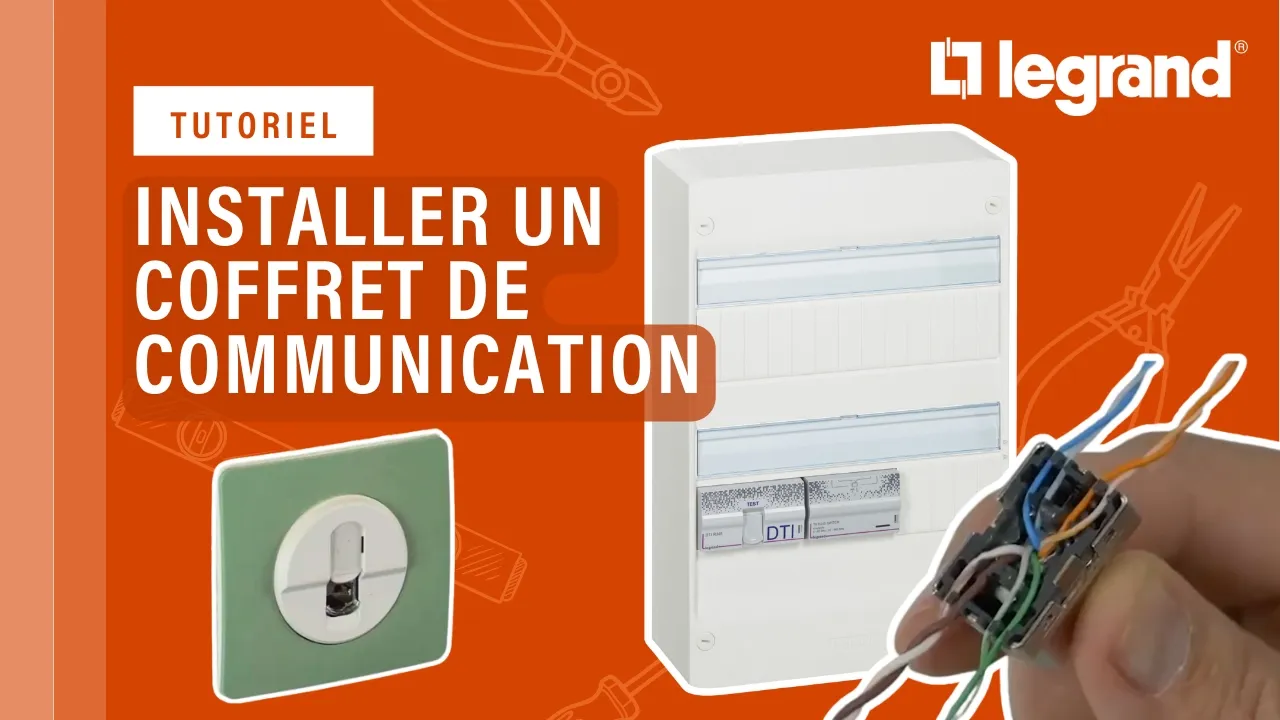 Installer un coffret de communication (Legrand)