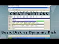 Basic Disk vs Dynamic Disk Disk Management in Windows XP