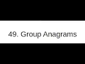 Blind 75 - Group Anagrams