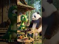 Download Lagu Dino and Panda throw a backyard BBQ party after building their bamboo house! 🦖🔥🐼 #Dino #Panda #dj
