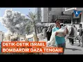 Download Lagu Detik-detik Serangan Udara Israel Bombardir Gaza Tengah, Warga Berlarian
