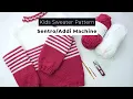 How to Knit a Child Sweater on a Circular Knitting machine Sentro or ADDI king
