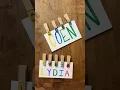 Pre-Writing Name Recognition Activity