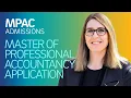 Master of Professional Accountancy Application Tips and Insights