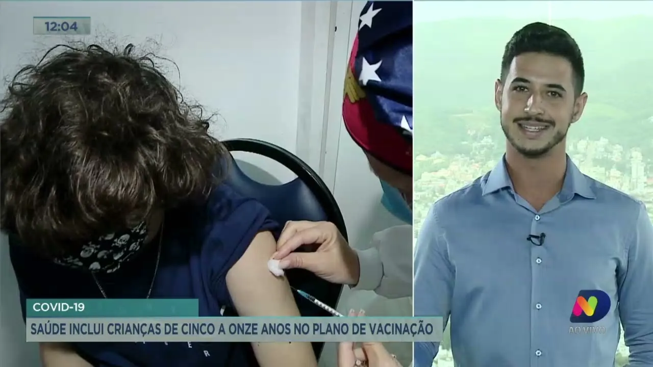 Covid-19: saúde inclui crianças de 5 a 11 anos no plano de vacinação