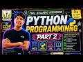 Python Programming Part 2 Full Syllabus Discussion BCA 1st Sem CCSU