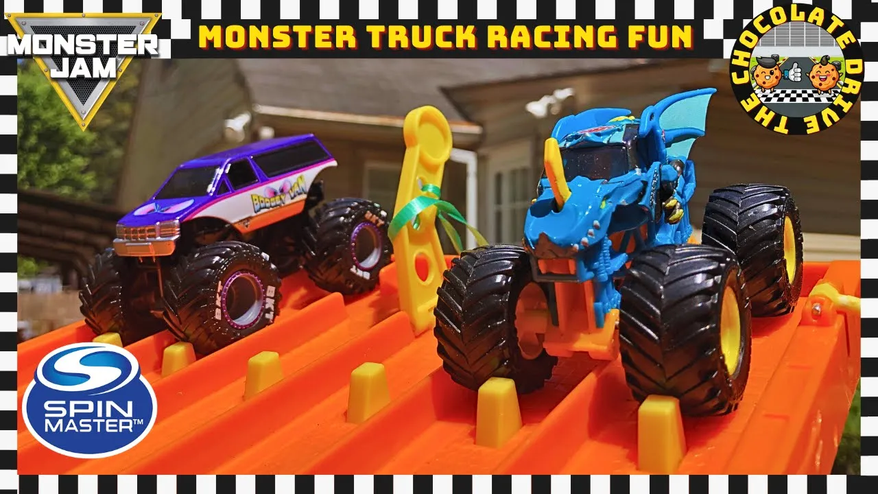 Monster Truck Racing Fun! We're Back & Racing Again!