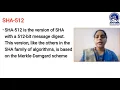 Network security - Secure Hash Algorithm Part-2 SHA-512