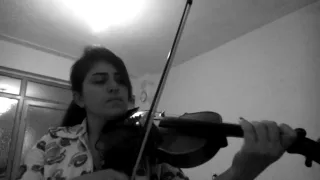 عزف كمان انا وليلى هدير فائز 