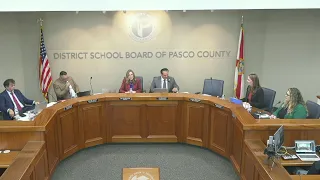 Pasco County School Board Meeting - December 16 2025