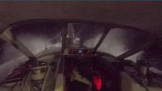 Sailing Yacht Encounters Illegal Chinese Fishing Boat Offshore In Heavy Seas #shorts