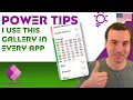 PowerApps QuickTips I use this NESTED GALLERY in EVERY APP