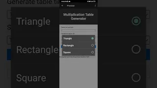 multiplication table generator using html css js