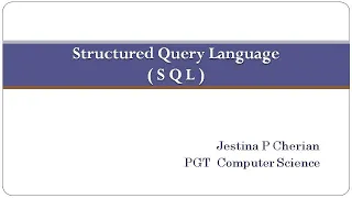 NCERT Class XII Computer Science - Database Management Part 1 Introduction to RDBMS
