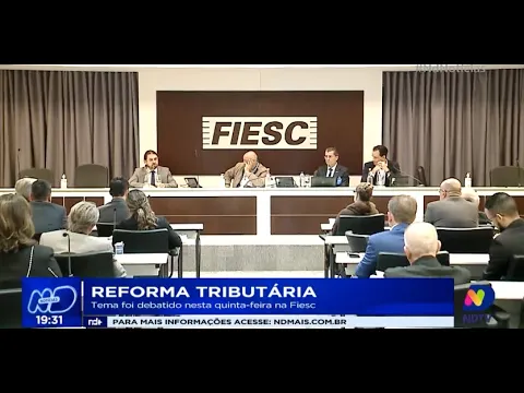 Reforma tributária: tema foi debatido nesta quinta-feira na Fiesc