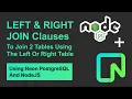 Neon PostgreSQL How To Use LEFT RIGHT JOIN in PostgreSQL with Node js Neon Database Tutorial