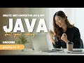 Create a Unit Converter Desktop App in Java Swing Full Tutorial