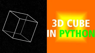 how to create a 3D CUBE in PYTHON