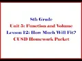 8 5 12 CUSD Homework Help Morgan
