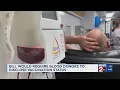Bill would require blood donors to disclose vaccination status