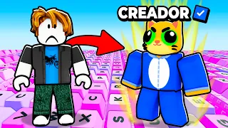 Pretendi ser POBRE y Me Uni Desde Mi Cuenta VERIFICADA... (Roblox Escapa Del Teclado)