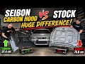 I Weighed My Seibon Carbon Hood vs Stock Huge Difference