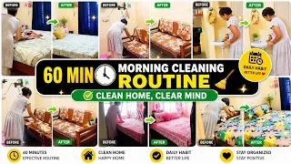  60 min morning cleaning routine indian housewife morning vlog kitchen cleaning u0026 home reset