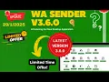WA Sender 3.6.0 Latest version | Wa Sender Keygen |Bulk WhatsApp Messaging + FREE WA Defender Check