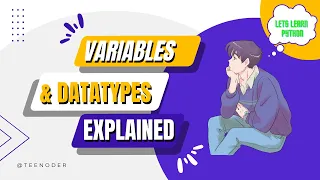 Python Lesson 4 Variables And Data Types teenoder