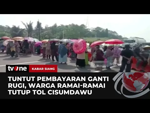 Sejumlah Warga Melakukan Aksi Tutup Jalan Tol Cisumdawu, Tuntut Ganti Rugi