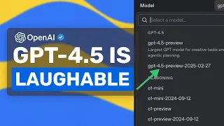 GPT-4.5 is worse than Deepseek V3?... RIP OpenAI (Explained in 3 Mins.)