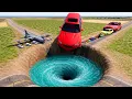 Lagu 🔥 BIG \u0026 SMALL CARS vs GIANT PIT #115 💥 – BeamNG.drive Extreme Crash Challenge | Impala BeamNG