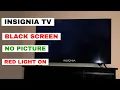 How to Fix Insignia TV Red Light But No Picture TV Repair