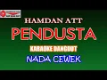 Download Lagu KARAOKE DANGDUT PENDUSTA - HAMDAN ATT (COVER) NADA CEWEK