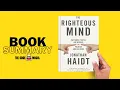 The Righteous Mind by Jonathan Haidt Book Summary