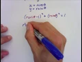 Coverting from Rectangular Equation to Polar Equation Example 2