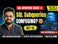 Part 12 SQL Subqueries SQL Interview Preparation Series 2026 NET Java Full Stack Devs