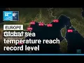 Global sea temperature reach 21 degrees amid heatwaves FRANCE 24 English