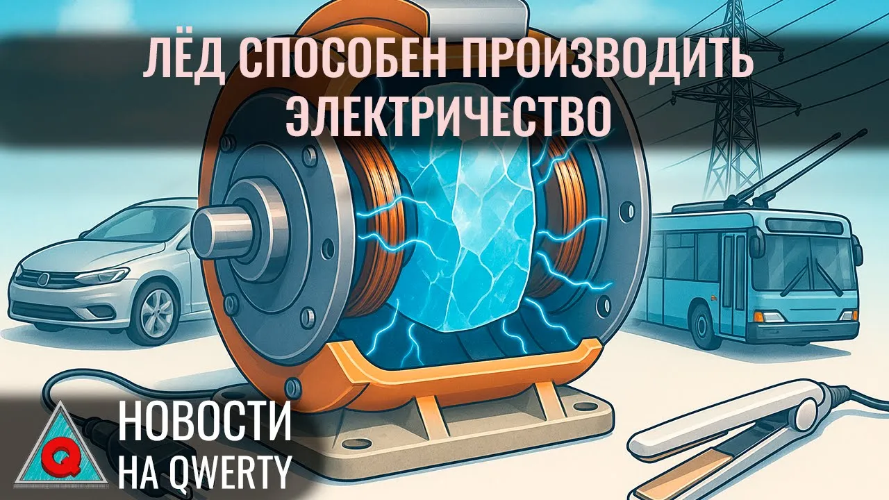 Лёд вырабатывает ток. Карта обезболивания в мозге. Польза псилоцибина. Новости QWERTY №350