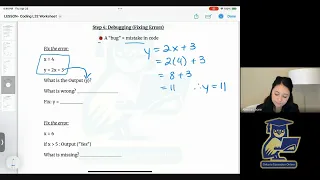 Coding MTH1W Grade 9 Math Ontario Curriculum