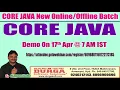 CORE JAVA Online Training in DURGASOFT