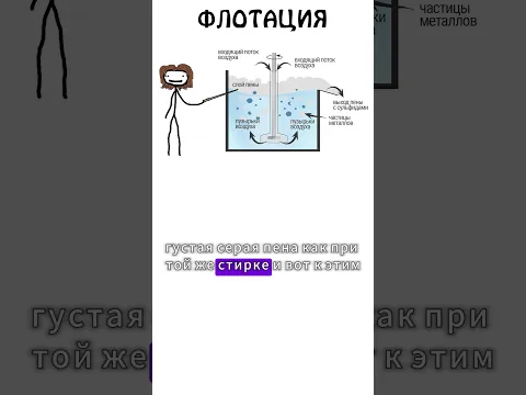 Добыча золота с помощью флотации #сэмонелла #золото #добычазолота