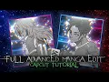 Full Advanced Manga Edit Tutorial In Capcut Capcut Tutorial