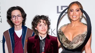 J Lo s Twins Max and Emme Make RARE Red Carpet Appearance