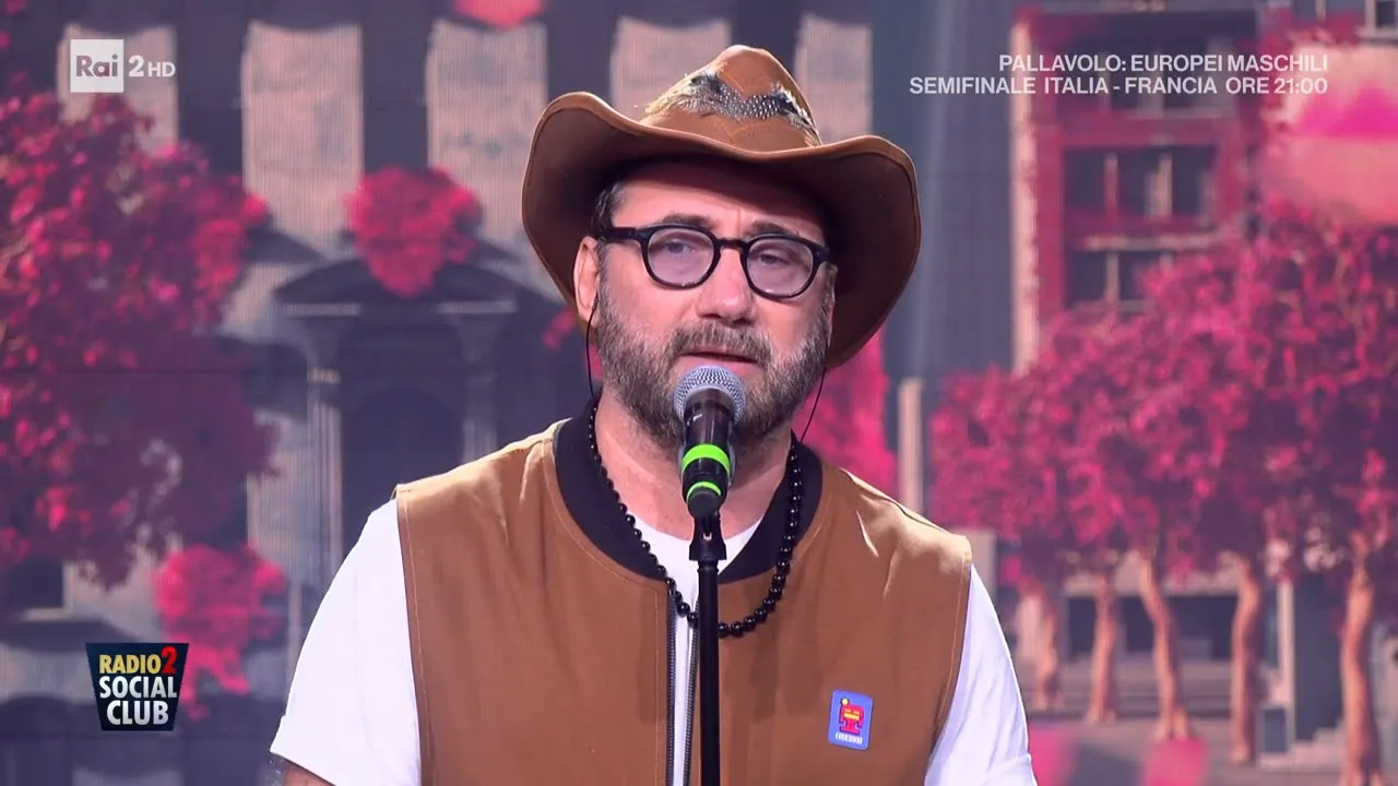 Federico Zampaglione con "Io non piango" - Radio2 Social Club 14/09/2023