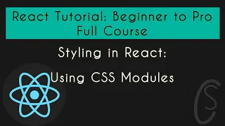 Using CSS Modules React Tutorial Beginner to Pro Full Course
