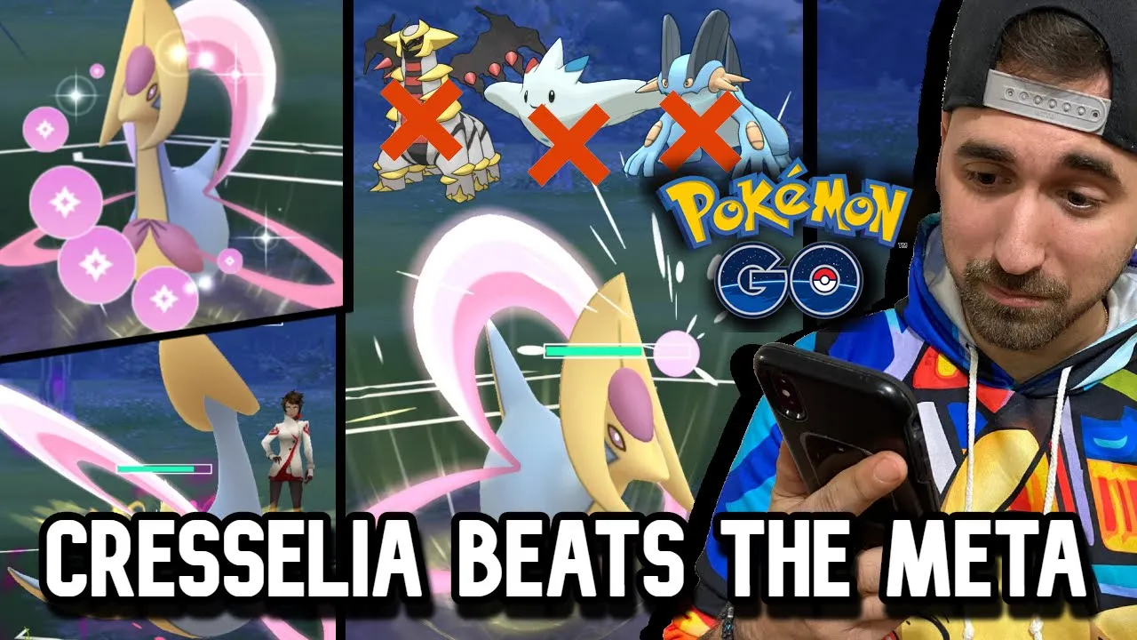 CRESSELIA BEATS THE META! GO BATTLE LEAGUE POKEMON GO PVP